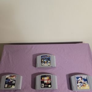 Nintendo 64 Jet Force Gemini and Namco Museum and All Star Baseball 2000